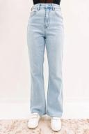 Riders Hi Flare Relaxed Jean Blue Outlook, AU 14 / Blue