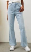 Riders Hi Flare Relaxed Jean Blue Outlook, AU 7 / Blue