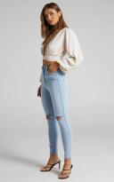 Riders Hi Rider Jean Lennon Destroy, AU 8 / Denim - Light