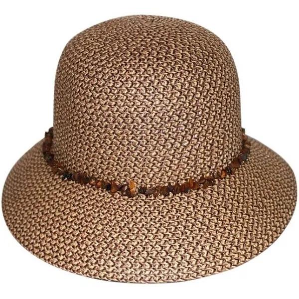 Rigon Bohemian Bucket Hat in Brown