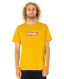 Rip Curl Big Mumma Icon Tee in Mustard. Size L | Official Store