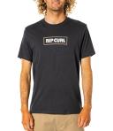 Rip Curl Big Mumma Icon Tee Mens in Washed Black