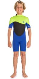 Rip Curl Boys Omega 1.5mm Short Sleeve Spring Suit Wetsuit