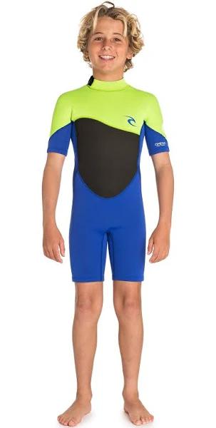 Rip Curl Boys Omega 1.5mm Short Sleeve Spring Suit Wetsuit