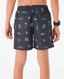 Rip Curl Boys' Tube Heads Sun Swim Trunks Big Kid - Black - Swimoutlet.com