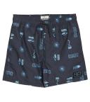 Rip Curl Boys' Tube Heads Sun Swim Trunks Big Kid - Black - Swimoutlet.com