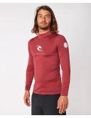 Rip Curl Corps Long Sleeve T-Shirt Red - S