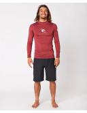Rip Curl Corps Long Sleeve T-Shirt Red - S