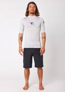 Rip Curl Corps Short Sleeve Rashguard Grey 2XL