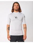 Rip Curl Corps Short Sleeve Rashguard Grey M