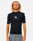 Rip Curl Corps Short Sleeve Rashguard Grey M