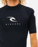 Rip Curl Corps Short Sleeve Rashguard Grey M
