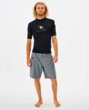 Rip Curl Corps Short Sleeve Rashguard Grey M