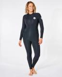 Rip Curl Dawn Patrol 3/2 Back Zip Wetsuit Womens Size 16
