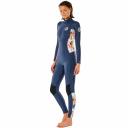 Rip Curl Dawn Patrol 4/3mm Back Zip Womens Wetsuit - Slate Rose
