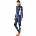 Rip Curl Dawn Patrol 4/3mm Back Zip Womens Wetsuit - Slate Rose