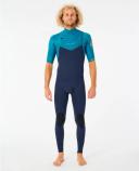 Rip Curl Dawn Patrol Chest Zip Short Sleeve 2mm Wetsuit | Official Store