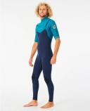 Rip Curl Dawn Patrol Chest Zip Short Sleeve 2mm Wetsuit | Official Store