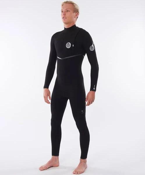 Rip Curl E-Bomb 3/2 Zip-Free Steamer Mens Wetsuit - Black LS