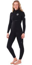Rip Curl E Bomb 4/3mm Zipperless Womens Wetsuit - Black