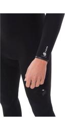 Rip Curl E Bomb 4x3 Zip Free Steamer Black Size MT