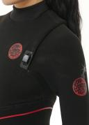 Rip Curl Fbomb Fusion 5/3 mm Long Sleeve Free Zip Neoprene Suit Black 8