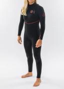 Rip Curl Fbomb Fusion 5/3 mm Long Sleeve Free Zip Neoprene Suit Black 8