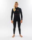 Rip Curl Fbomb Fusion 5/3 mm Long Sleeve Free Zip Neoprene Suit Black 8