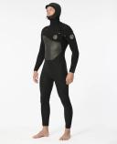 Rip Curl Flashbomb 5/4 mm Long Sleeve Chest Zip Neoprene Suit Black XL