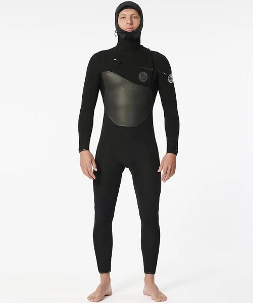 Rip Curl Flashbomb 5/4 mm Long Sleeve Chest Zip Neoprene Suit Black XL