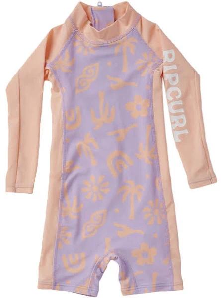 Rip Curl Girls Low Tide Spring Suit - Lilac- Swimwear Galore