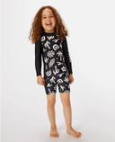 Rip Curl Low Tide LS Spring Suit - Kids Washed Black Size 1-2YR