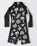 Rip Curl Low Tide LS Spring Suit - Kids Washed Black Size 1-2YR