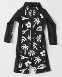 Rip Curl Low Tide LS Spring Suit - Kids Washed Black Size 1-2YR