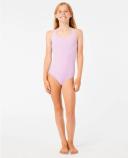 Rip Curl Luxe Rib One Piece Girl - Violet - 10