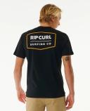 Rip Curl Marking Tee. Black Size XS