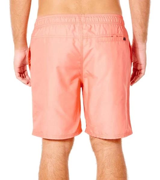 Rip Curl Men's 17" Bondi Volley Walkshorts - Coral XL - Swimoutlet.com