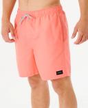 Rip Curl Men's 17" Bondi Volley Walkshorts - Peach - Swimoutlet.com