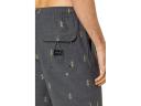 Rip Curl Men's Luau Volley Short - Washed Black | Cotton/Polyester - Swimoutlet.com