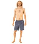 Rip Curl Men's Luau Volley Short - Washed Black | Cotton/Polyester - Swimoutlet.com