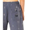 Rip Curl Men's Luau Volley Short - Washed Black XL | Cotton/Polyester - Swimoutlet.com