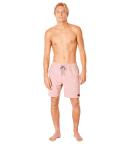 Rip Curl Men's Luau Volley Short - Washed Peach | Cotton/Polyester - Swimoutlet.com