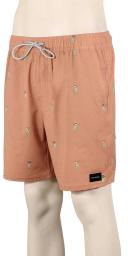 Rip Curl Men's Luau Volley Short - Washed Peach XL | Cotton/Polyester - Swimoutlet.com