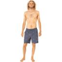 Rip Curl Men's Luau Volley Short - Washed Peach XL | Cotton/Polyester - Swimoutlet.com