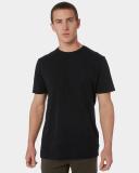 Rip Curl Men's Plain Wash Mens Tee Cotton Jersey Black