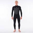 Rip Curl Mens 2022 Flashbomb 4/3mm Back Zip Wetsuit - Black