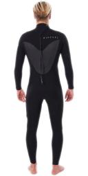 Rip Curl Mens 2022 Flashbomb 4/3mm Back Zip Wetsuit - Black