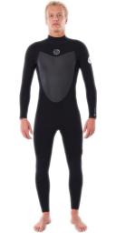 Rip Curl Mens 2022 Flashbomb 4/3mm Back Zip Wetsuit - Black