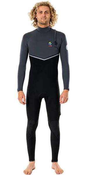 Rip Curl Mens 2022 Flashbomb Search 3/2mm Zip Free Wetsuit - Ch