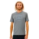 Rip Curl Mens Corp Icon Suntop - Grey- Swimwear Galore